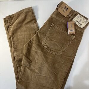 Patagonia Iron Clad Mens Organic Cotton Corduroy Pants 34x30 Mojave Khaki New
